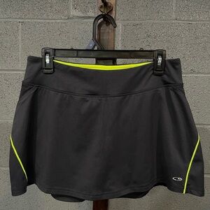Champion Black Skirt with Neon Accents